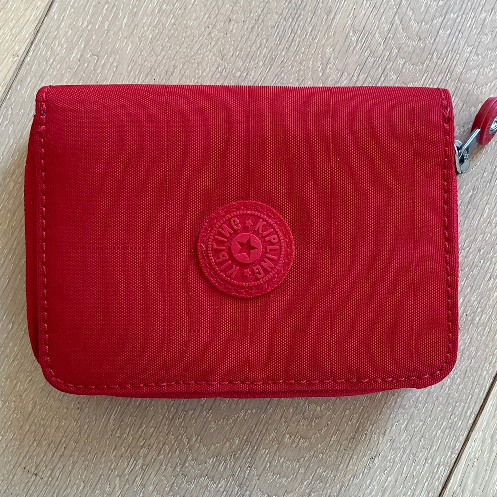 Kipling Vibrant Red Compact Wallet - image 1